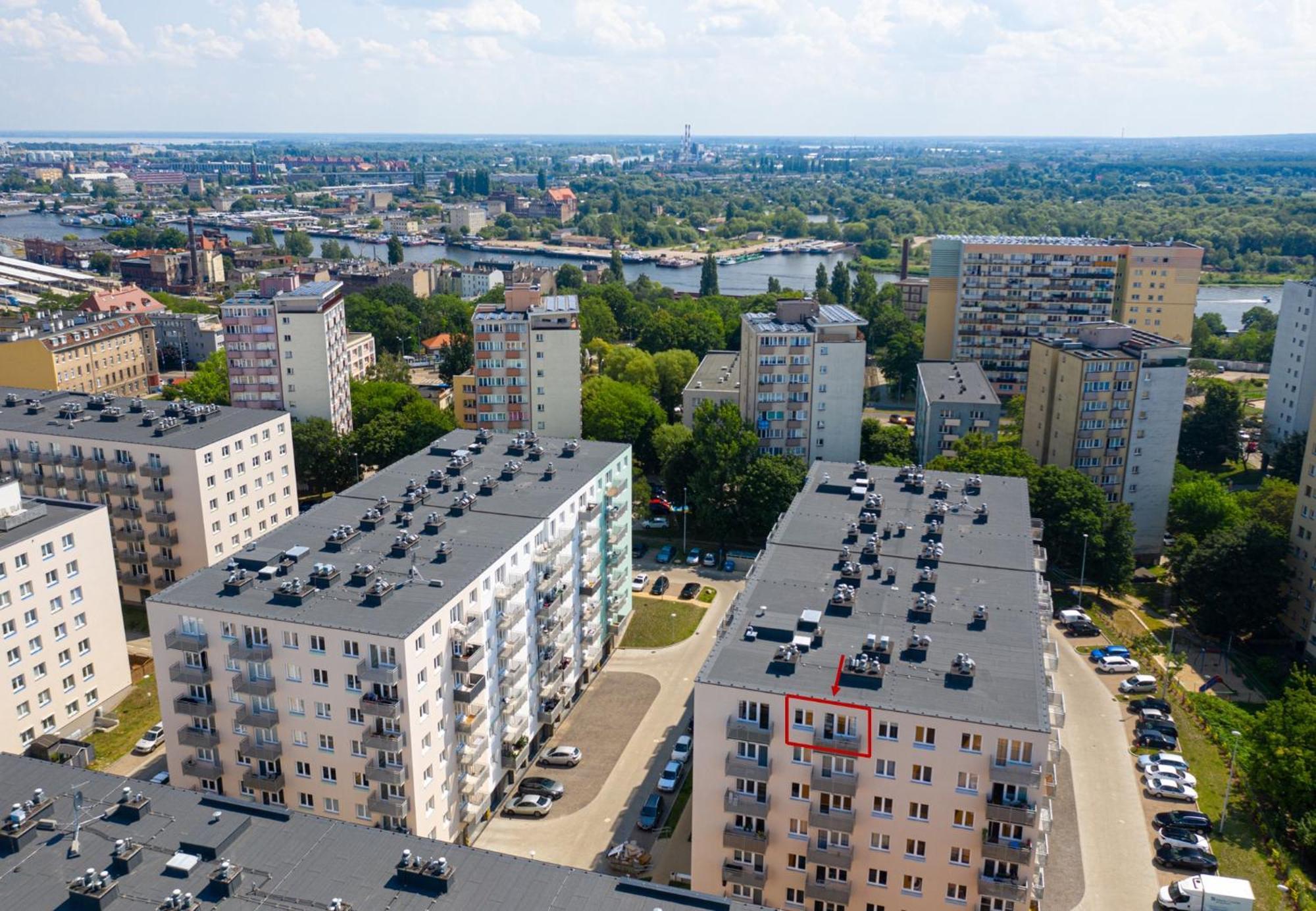 Mh Blue Design Apartment Stettin Eksteriør billede